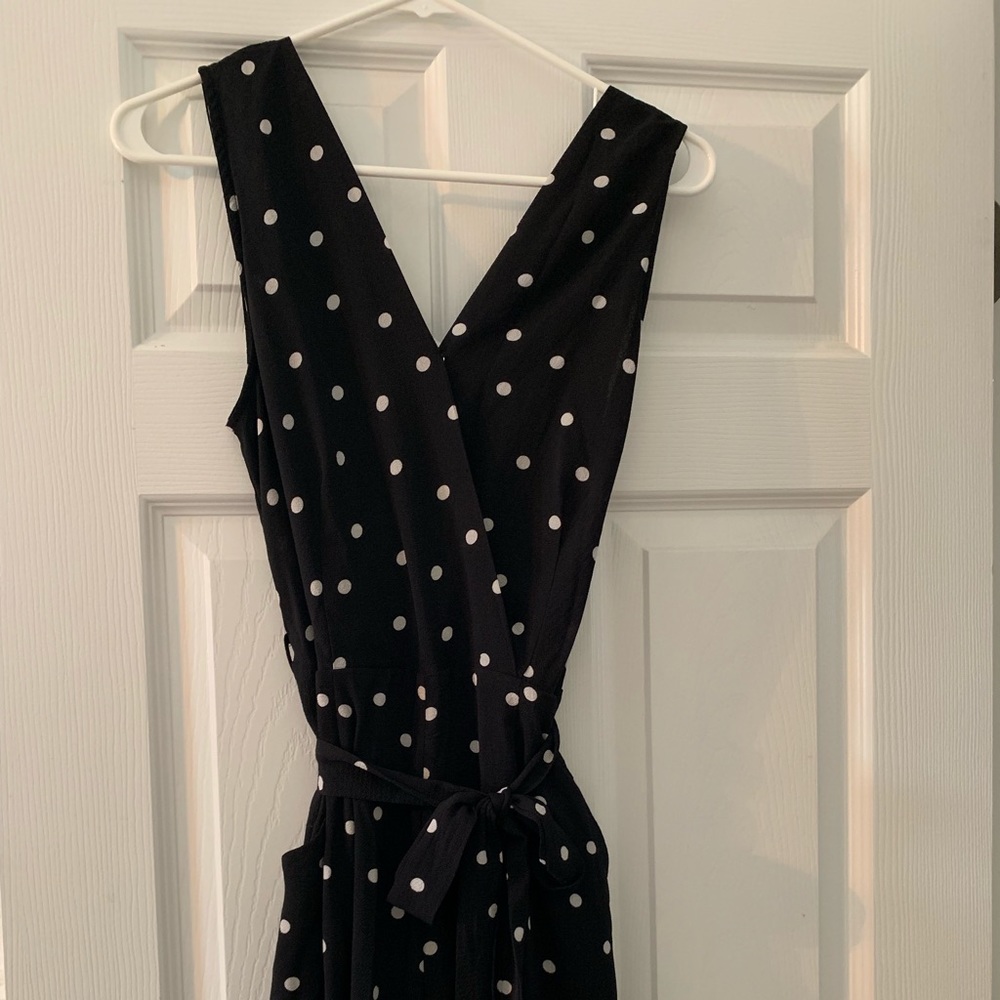 NWT MONTEAU POLKA DOT JUMPSUIT